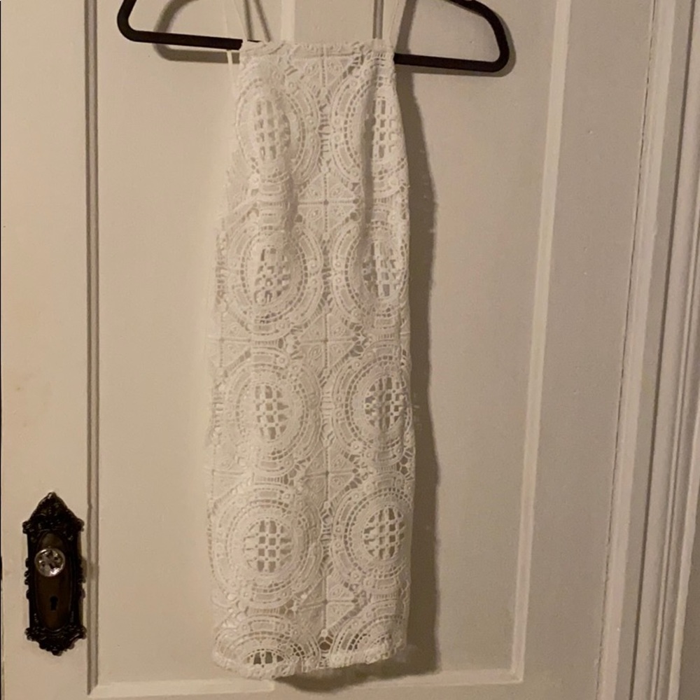 White lace sundress